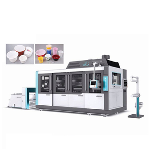 Máquina termoformadora automática de tazas de <span class=keywords><strong>t</strong></span>é de cuatro pilares, máquina de fabricación de vasos de plástico - Product Image 1