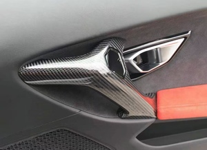 Poignée de porte accessoire automatique en fibre de carbone sèche dernière version pour <span class=keywords><strong>Lamborghini</strong></span> Huracan - Product Image 3