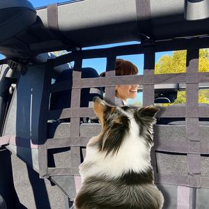 Red de Seguridad de aislamiento de maletero de coche, organizador de red de carga para <span class=keywords><strong>Ford</strong></span> <span class=keywords><strong>Bronco</strong></span> 2021 2022, 4 piezas de puerta - Product Image 5