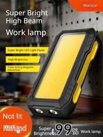 Lampe de travail portable COB étanche 3000LM magnétique rechargeable par USB, personnalisable ODM, pour réparation automobile, inspection et garage