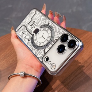 เคส TPU ชุบไฟฟ้าสุดหรูพร้อมเคสโทรศัพท์ฟิล์มเลนส์สำหรับ iPhone 17 PRO MAX เคสแผงวงจร - Product Image 5