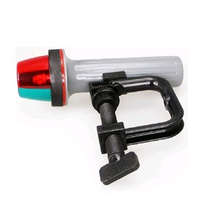 Barco marino LED portátil bicolor Puerto estribor inflables luz de navegación con pilas WC-montaje de abrazadera - Product Image 5