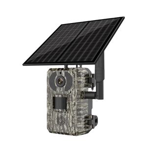 פנל סולארי ציד שביל מצלמה אינפרא אדום לחיות וידאו חיות בר ניטור יער מעקב 4G משפט לציד צביים - Product Image 2