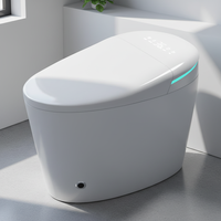 8810H Dayao Toilette intelligente moderne à commande à distance, allongée, à poser au sol, avec évacuation en S, cuvette de toilette monobloc, version haut de gamme