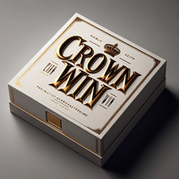 Coffret Découverte de Parfums Solides de Luxe Crown Win, Boîtes Rigides Écologiques avec Embossage et Doublure Ondulée