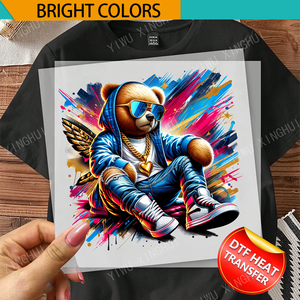 Impresión de transferencia de calor Dtf personalizada al por mayor serigrafía dibujos animados Dtf transferencias diseños listos para presionar para camiseta - Product Image 3