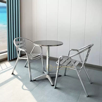 Table de café pliante en aluminium pour l'extérieur, l'intérieur et l'extérieur