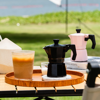 Nouvelle arrivée accessoires de cuisine cuisinière cafetière expresso/cafetière en aluminium/Moka Pot