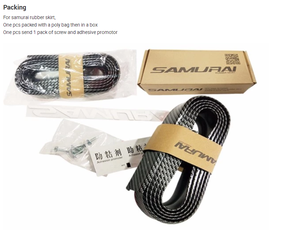 Striscia Protettiva Universale Blu Samurai in Gomma per Paraurti Posteriore Auto 2.5m*5cm, Durevole, Flessibile, Installazione con Nastro Adesivo - Product Image 5