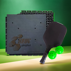 Carreaux à emboîter multicolores de qualité supérieure pour terrains de pickleball extérieurs Système de revêtement de sol sportif certifié FIBA - Product Image 1