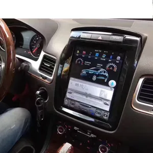 4 + 64 Android 9 para Vw Volkswagen Touareg 2010-2017 Vertical Tesla navegación Gps del coche de la pantalla de Radio unidad reproductor Multimedia