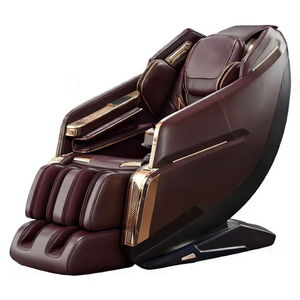 Sillón de Masaje Premium 4D de Cuero Genuino, Hecho a Mano, con Monitoreo de Salud, Aromaterapia, Bolsas de Aire Ajustables, Bluetooth, para el Hogar - Product Image 4