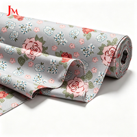 Tissu en coton imprimé floral uni personnalisé, tissu en popeline de coton biologique, vente en gros pour robe en mousseline
