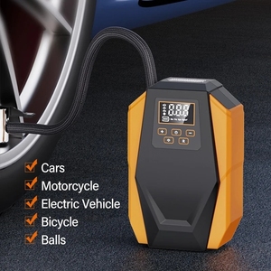 휴대용 전기 디지털 디스플레이 자동차 자전거 타이어 볼 팽창기 자동차 공기 압축기 자동차 타이어 용 12V 공기 펌프 - Product Image 6