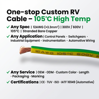 Reines Kupfer BVR Mehradrig 600V 0,3mm 1-adrig Gummi-Isolierung Elektrokabel für Hausverdrahtung Kleine Elektrowerkzeuge