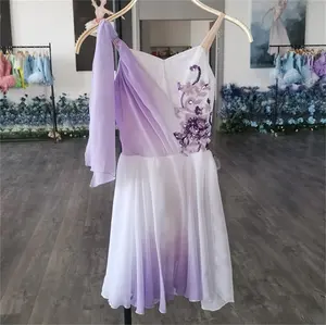 Hot Sale Kids Girls Custom Size Custom Color Performance Wear Ballet Dansjurk Chiffon Lyrische Kostuums