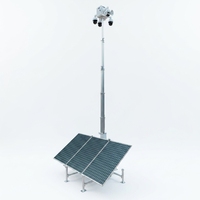 Torre de Vigilancia Solar YAHAM P4-eye con Conectividad 4G 5G, Controlador MPPT, Resistente al Agua IP66, Fácil Despliegue para Granjas y Ranchos
