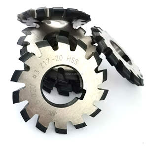 HSS M1.5 PA20 degrés alésage <span class=keywords><strong>22MM</strong></span> #1-8 outils de coupe d'engrenage involute Fraise Module fraises à engrenages - Product Image 5
