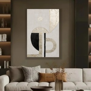 Fabricant professionnel de peintures murales sur toile abstraites à blocs de couleurs, peintures murales faites à la main, taille personnalisée, <span class=keywords><strong>nouveau</strong></span> design, décoration intérieure - Product Image 2