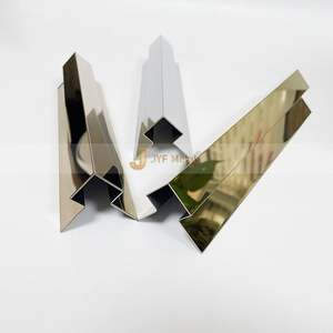 Perfil Metálico de Acero Inoxidable con Acabado PVD en Forma de U, T, Z, L, C, Tamaños Personalizados para Decoración de Paredes y Ventanas de Apartamentos, Duradero, Impermeable y Fácil de Instalar - Product Image 2