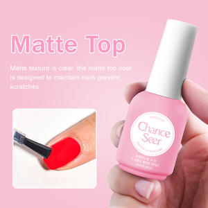 Chance Seer <span class=keywords><strong>Glass</strong></span> Shine Top Coat-Efecto plumping de alto brillo para uñas Sin toallita No tóxico Sin sellador amarillo para pintura de uñas - Product Image 3