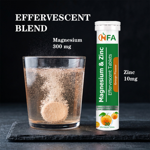 Comprimés effervescents de magnésium et de zinc en gros d'usine, sans lactose, pour maintenir les niveaux d'électrolytes, suppléments à base de plantes - Product Image 2