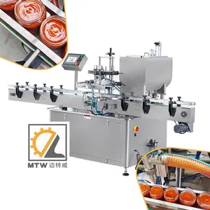 MTW custom full automatic bottle cream jam packing machine fill honey