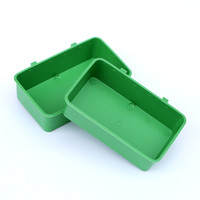 Mangeoire et abreuvoir pour oiseaux verts bol de bain en plastique pour oiseaux