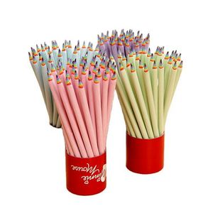ดินสอไม้ HB ทรงกลม สีมาการอง รุ่นรักษ์โลก สำหรับเขียน เหมาะสำหรับนักเรียนและเครื่องเขียนสำหรับโรงเรียน - Product Image 1
