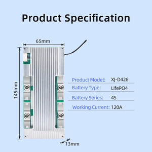 XJ 4S 12V 100A 120A Araç Çalıştırma Jumper'ı <span class=keywords><strong>BMS</strong></span> 12V LFP LifePO4 <span class=keywords><strong>Lipo</strong></span> Li-ion Sodyum Pil <span class=keywords><strong>BMS</strong></span> Tepe Akımı 1000A 1100A Araç Çalıştırıcı - Product Image 5