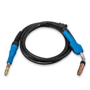 Pistolet de soudage MIG Miller Electric 250A, câble de 15 pieds, interrupteur simple, torche de soudage plaquée cuivre - Product Image 1