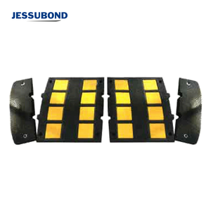 Reductores de velocidad reflectantes para carreteras, reductores de velocidad de caucho de alta visibilidad para la seguridad del tráfico - Product Image 2