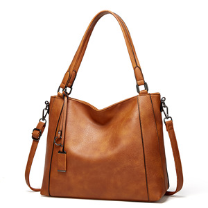 Bolso de cuero para mujer, bandolera, de piel sintética, con cremallera, color liso, para uso diario, en amarillo tierra, verde, negro y gris. - Product Image 3