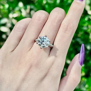 Bague Éternité en Argent 4.70 avec Diamant de Laboratoire Certifié IGI – Joaillerie Fine Premium pour Fiançailles, Mariage, Cadeau Romantique - Product Image 4