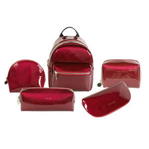 Bolsas de Maquillaje de Cuero PU Ecológicas, Plegables, de Gran Capacidad, Diseño Personalizado, Resistentes al Agua, con Cierre Suave y Corte Preciso - Product Image 1