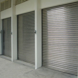 Porte à enroulement <span class=keywords><strong>automatique</strong></span> en PVC et alliage d'aluminium anti-poussière industrielle pour entrepôt et atelier - Product Image 1