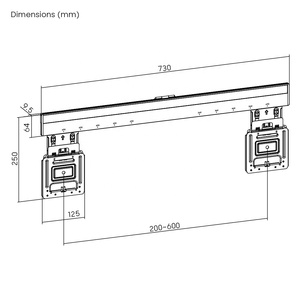 Soporte de Pared para TV Ultra Delgado y de Perfil Bajo con Micro-Gap para la Mayoría de los <span class=keywords><strong>Televisores</strong></span> Grandes de <span class=keywords><strong>37</strong></span> a 86 <span class=keywords><strong>Pulgadas</strong></span> - Product Image 6