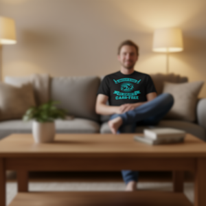 T-shirt promotionnel unisexe pour adultes « Chocolate Is Good Jewelry Is Carb Free » - Product Image 3