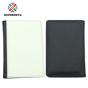 Funda de pasaporte de cuero PU para viaje, impresión por sublimación, prensa térmica - Product Image 1