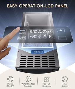 <span class=keywords><strong>Machine</strong></span> <span class=keywords><strong>à</strong></span> glaçons en forme de pépites ecozy sous le <span class=keywords><strong>comptoir</strong></span>, intégrée, autonome, 66 lb/jour, autonettoyante, en acier inoxydable - Product Image 3