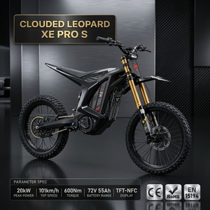 Motocicleta Eléctrica Todoterreno Clouded Leopard XE Pro, 72V 600Nm, Horquilla KKE de 37mm, TFT NFC, 4 Modos, <span class=keywords><strong>Enduro</strong></span>, para Adultos, Venta al Por Mayor 2026 - Product Image 1