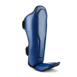 Hot Selling Custom Logo Breathable Hook & Loop Closure Kick Boxing Grappling Shin <b>Pads</b> With Comprehensive Protection Shin Guards - Product Image 3