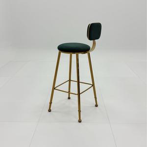 Light Luxury bar Chair Ins Simple Internet Celebrity bar <strong>Stool</strong> Front Desk Coffee Restaurant Casual Backrest <strong>High</strong> <strong>Table</strong> <strong>Stool</strong> - Product Image 2
