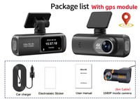 Cámara para Auto V22 4K con Grabación Delantera/Trasera Dual, Funciones de Estacionamiento, Rastreador GPS para Teléfono Móvil, Grabadora de Viajes