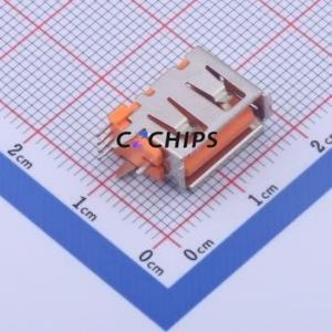 906-152B1116D10200 <b>USB</b> Connector Through hole Component (THT) Connector Type-<b>A</b> <b>USB</b> <b>2.0</b> Female Side Insert - Product Image 1