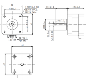 YPF China Factory - Mejor Precio - Motor Híbrido 1.0a 17 de 4 Cables y 40 mm para Impresora 3D - Product Image 2