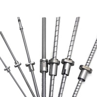 Vis à billes CNC de haute précision de marque TBI, écrou à billes, roulement à tête de bille et moteur en matériau GCr15, certifié ISO9001-2008, diamètre 12 mm