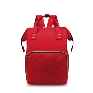 <b>Black</b> Geometric Quilted <b>Backpack</b> With Detachable Shoulder Straps <b>Waterproof</b> Polyester Daily Use Women's Softback Bag - Product Image 2