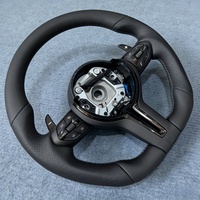 Volant en cuir pour BMW Série F M3 M5 M6 F20 F30 F10 F15 F16 F36 F01 F23 F22 F25 F31 F32 F35 E70 E71 E90 X6 X5 X3