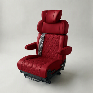 Sedili Pieghevoli per Van, Sedile Personalizzato in Pelle per Camper, Schienale e Braccioli Regolabili, Sedile Passeggero Modificato per MPV, RV, Motorhome, Camper - Product Image 1